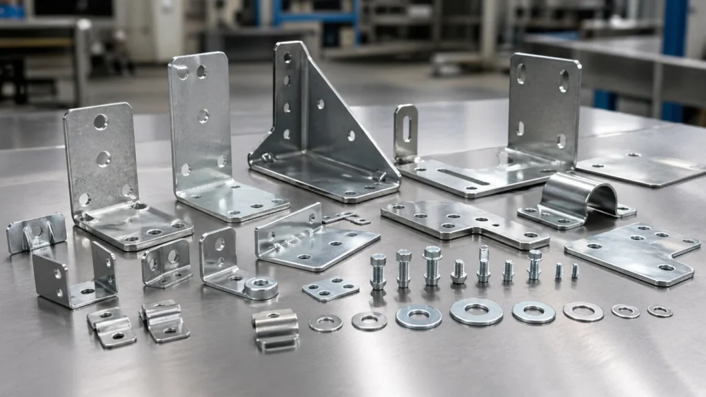 Construction hardware - metal stamping brackets and fasteners