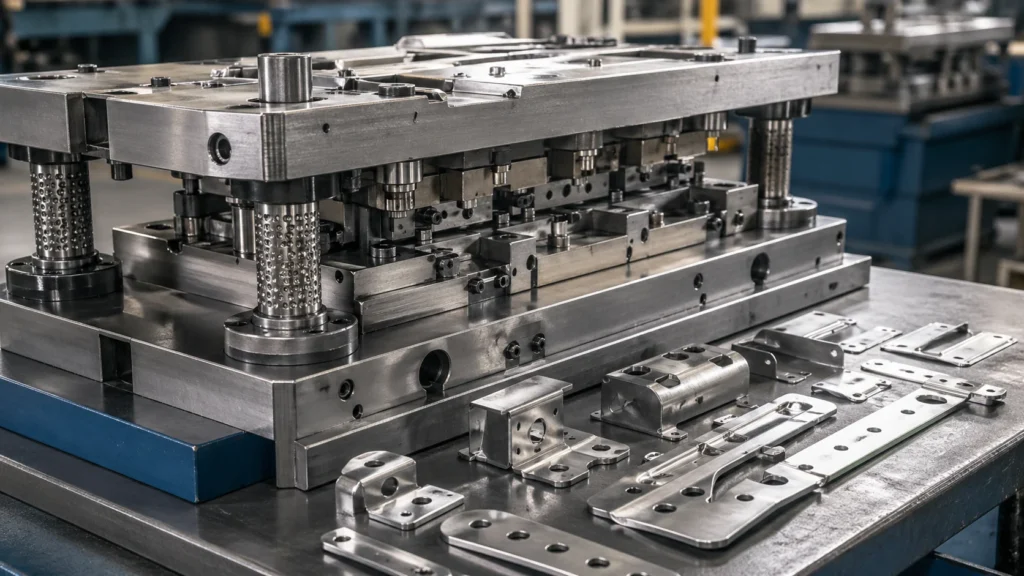 Metal stamping die and tooling - precision mold for manufacturing