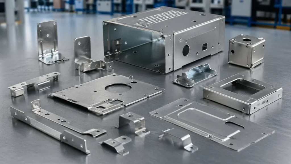 Sheet metal stamping parts - brackets, panels and enclosures