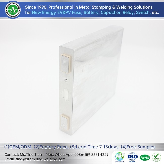 Aluminum stamped EV battery enclosure for electric vehicles - lightweight design