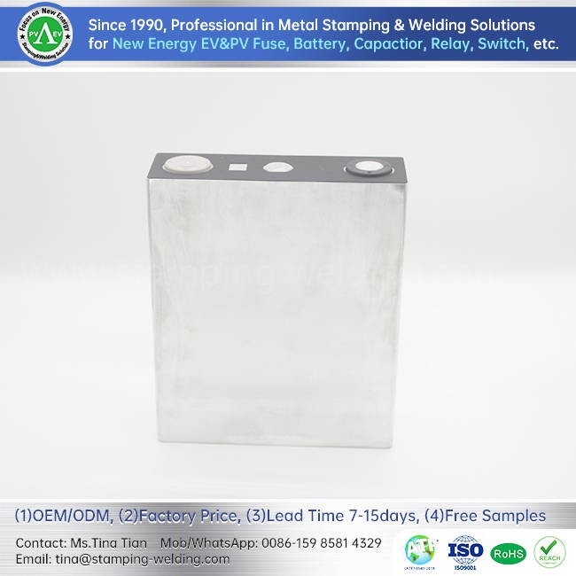 Variety of deep drawn metal parts - cups, cylinders, battery cases, housings