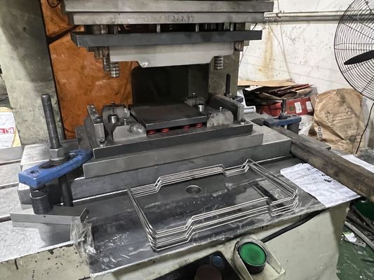 Sheet metal bend radius forming tool
