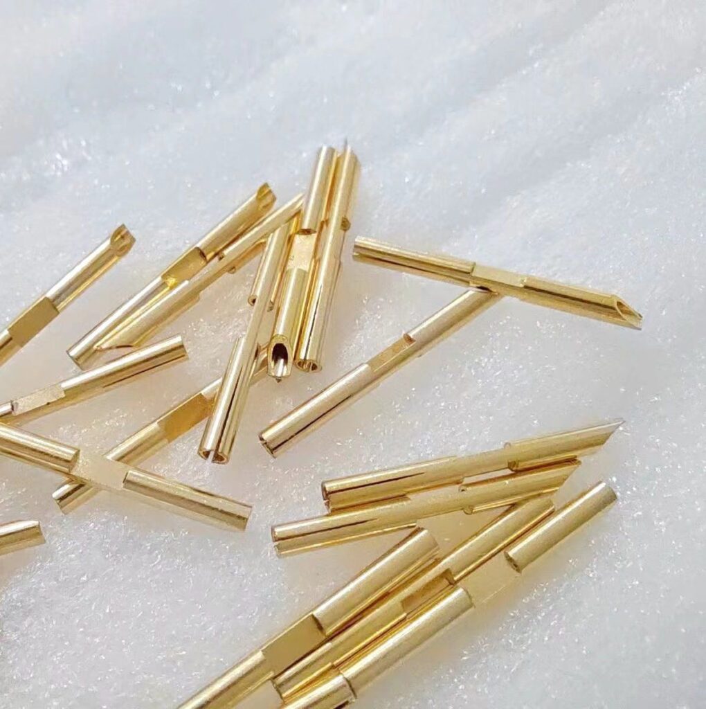 Electronics connector terminal precision stamping copper alloy parts