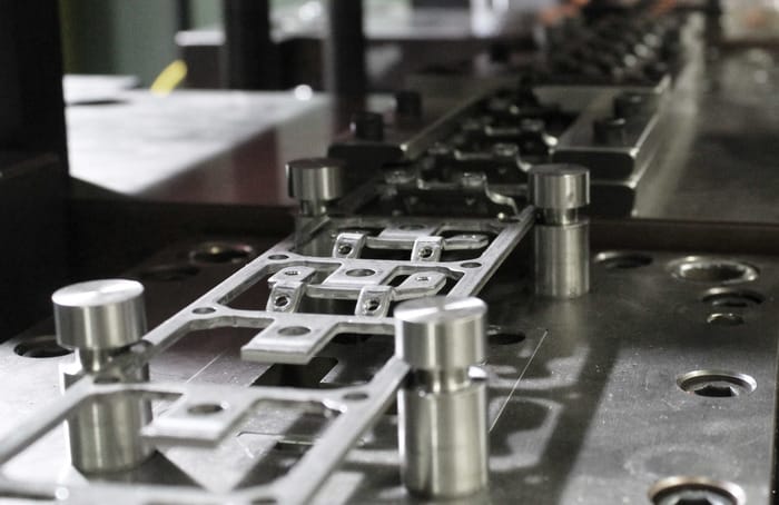 Stamping press setup for low volume short run production