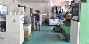 In-house stamping die tooling workshop at metal stamping supplier