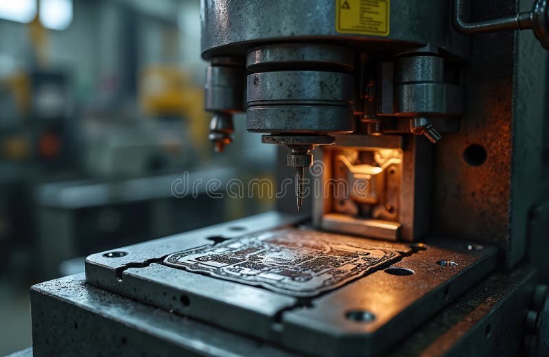 High precision stamping die with tight tolerance features