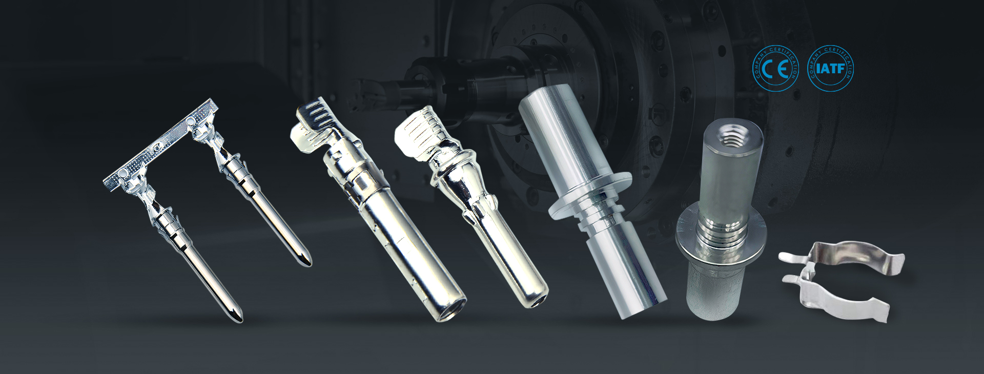 Variety of custom metal stamping parts including brackets, clips, and formed components for OEM production