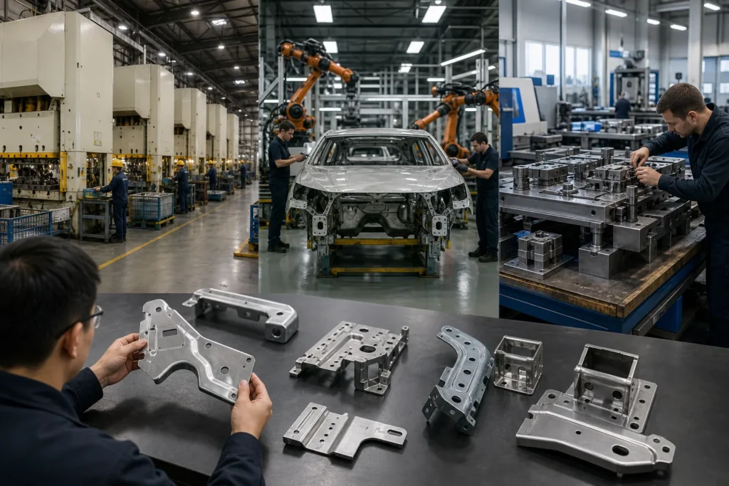 Global supplier comparison for metal stamping in China, USA, and Germany