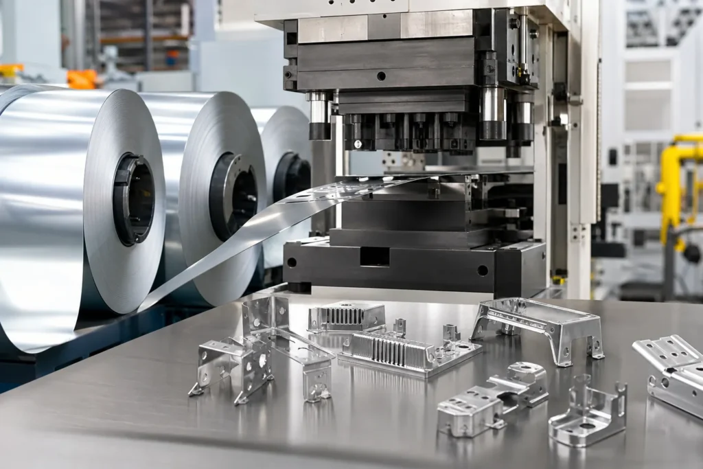 Aluminium stamping: brushed aluminum coils and lightweight precision parts