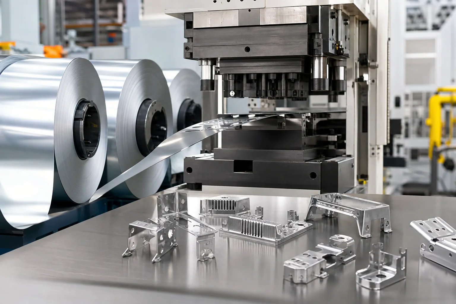 Aluminium stamping: brushed aluminum coils and lightweight precision parts